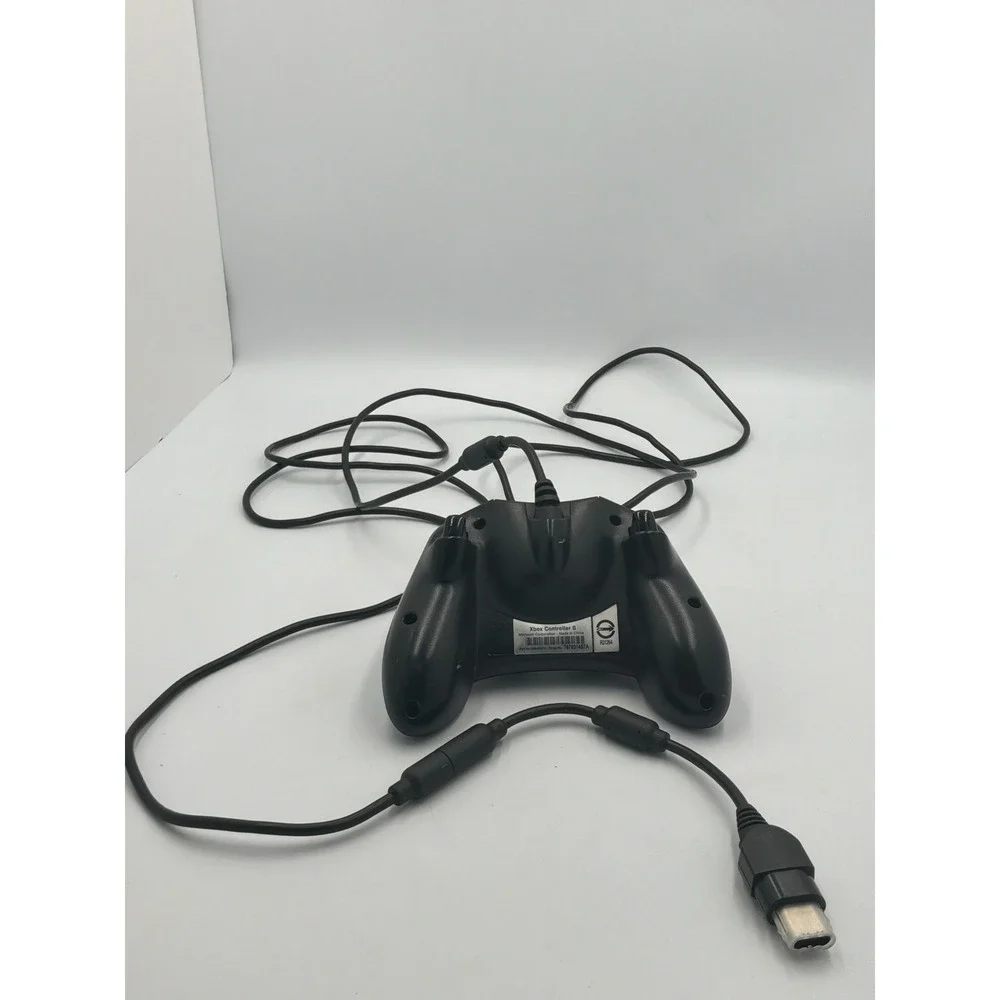 Microsoft Xbox Duke Controller Original OG Wired Black Gamepad Breakaway Untestd